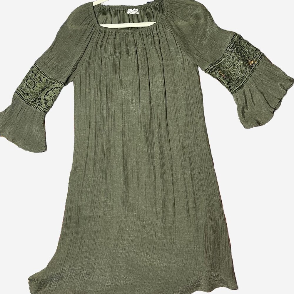 Indigo Rose VintageInspired Olive Green Dress – Perfect for Cosplay, Renaissance